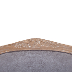 Кресло Ava Classical Armchair brown and grey velour варинант исполнения - 5 | Loft Concept в Самаре