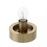 Настольный светильник с плафоном из затемненного стекла с рельефным узором Glass lampshade with Relief Pattern варинант исполнения - 2 | Loft Concept в Самаре