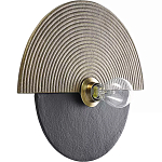 Круглый настенный фактурный светильник Textured Disc варинант исполнения - 1 | Loft Concept в Самаре