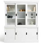 Витрина из массива сосны Cobbett White Wood Showcase варинант исполнения - 2 | Loft Concept в Самаре