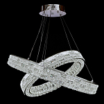 Люстра на 2 кольца с текстурной огранкой Reflection of Reality варинант исполнения - 7 | Loft Concept в Самаре