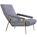 Дизайнерское кресло с подлокотниками Gio Ponti D.153.1 Armchair варинант исполнения - 1 | Loft Concept в Самаре