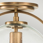 Потолочный светильник с прозрачным стеклянным шаром с эффектом пузырьков Hinkley варинант исполнения - 14 | Loft Concept в Самаре