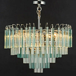 Дизайнерская люстра AQUA Blue Lagoon бирюзовое стекло несколько ярусов варинант исполнения - 6 | Loft Concept в Самаре