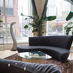 Дизайнерский журнальный стол в виде раковины с жемчужиной под прозрачной столешницей Fahin варинант исполнения - 4 | Loft Concept в Самаре