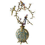 Бронзовый подсвечник Птичий рай Flora варинант исполнения - 2 | Loft Concept в Самаре