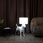 Лампа COLLECTION OF DOGS с абажуром Бультерьер варинант исполнения - 3 | Loft Concept в Самаре