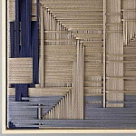 Аксессуар Геометрическая абстракция Figurative Beige Wall Hangings варинант исполнения - 1 | Loft Concept в Самаре