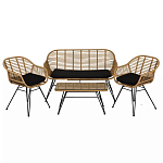 Кушетка плетеная из ротанга Wicker Сouch варинант исполнения - 5 | Loft Concept в Самаре