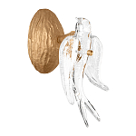 Бра с прозрачной стеклянной фигуркой птички Serip Voa варинант исполнения - 3 | Loft Concept в Самаре