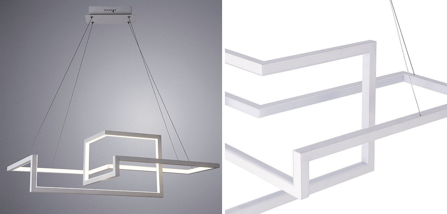 Люстра Esther Geometric White Chandelier II Люстра Esther Geometric White Chandelier II - Loft-Concept в Самаре
