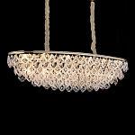 Люстра овальная с каскадом из подвесных прозрачных элементов Attractiveness варинант исполнения - 2 | Loft Concept в Самаре