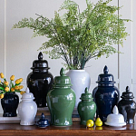 Ваза с крышкой однотонная Высота 48 см Chinoiserie Ceramics варинант исполнения - 6 | Loft Concept в Самаре