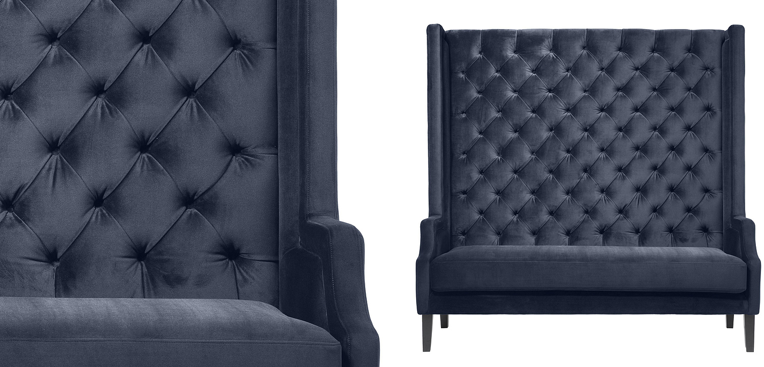 Диван Eichholtz Sofa Spectator midnight blue - Loft-Concept в Самаре