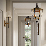 Подвесной светильник в форме фонаря чёрного цвета Black Lantern варинант исполнения - 3 | Loft Concept в Самаре