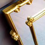 Зеркало прямоугольное Golden Classic Ornament Mirror варинант исполнения - 3 | Loft Concept в Самаре