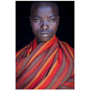 Фото Джона Кенни Пастух Племени Самбуру Кения