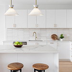 Подвесной светильник с белым стеклянным конусным плафоном Alora Mood варинант исполнения - 13 | Loft Concept в Самаре