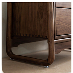 Вешалка деревянная с 2- мя ящиками Moon Walnut Furniture варинант исполнения - 10 | Loft Concept в Самаре
