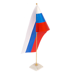 Флагшток на подставке из натурального камня Stone Flagpole варинант исполнения - 1 | Loft Concept в Самаре