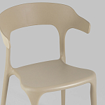 Бежевый стул из прочного PP-пластика JORIS варинант исполнения - 7 | Loft Concept в Самаре