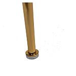 Стул велюровый хаки на золотистых металлических ножках Vendramin Chair варинант исполнения - 6 | Loft Concept в Самаре