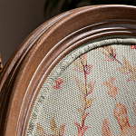 Барный стул из массива бука светло-зеленый с растительным орнаментом Raffael Angel Green Bar stool варинант исполнения - 4 | Loft Concept в Самаре