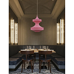 Подвесной вязаный розовый светильник «Моника» варинант исполнения - 2 | Loft Concept в Самаре