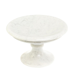 Фруктовница средняя из натурального камня Мрамор Белый Natural Stone Fruit Bowls варинант исполнения - 2 | Loft Concept в Самаре