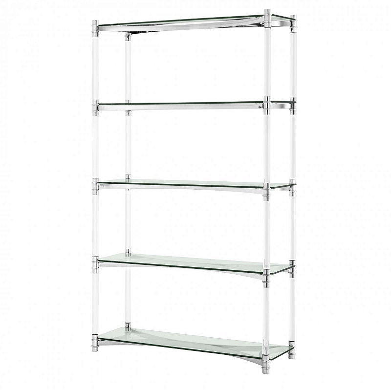 Стеллаж Eichholtz Cabinet Trento Stainless Steel Нержавеющая сталь Прозрачное Стекло Стеллаж Eichholtz Cabinet Trento Stainless Steel Нержавеющая сталь Прозрачное Стекло в Самаре | Loft Concept