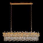 Люстра с декоративными элементами в виде крупных хрустальных цветов Palace Gardens варинант исполнения - 2 | Loft Concept в Самаре