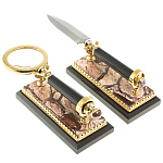 Настольный письменный набор из яшмы Manager Organizer варинант исполнения - 9 | Loft Concept в Самаре