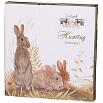 Тарелка закусочная из фарфора с изображением собаки Hunting Porcelain Collection варинант исполнения - 2 | Loft Concept в Самаре