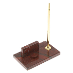 Подставка для телефона с ручкой из натурального камня креноид Natural Stone Stand варинант исполнения - 1 | Loft Concept в Самаре