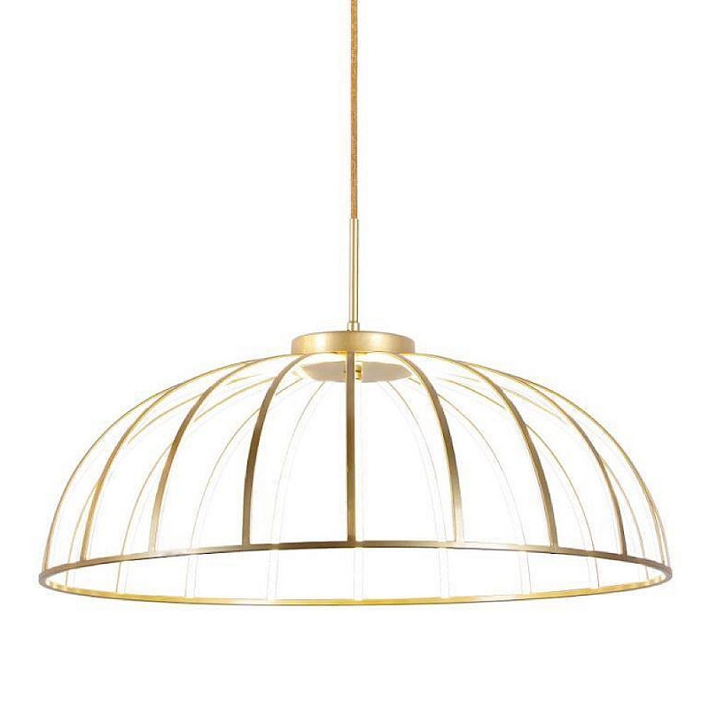 Подвесной светильник Brass Modern FRITURE VERTIGO PENDANT  Матовая латунь Белый в Самаре | Loft Concept 