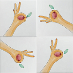 Плитка дизайнерская с рисунком Лимон варинант исполнения - 1 | Loft Concept в Самаре