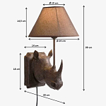 Бра Носорог Rhinoceros варинант исполнения - 7 | Loft Concept в Самаре