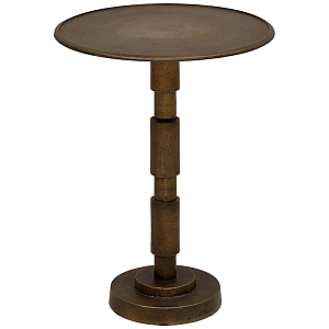 Приставной круглый металлический стол Thanh Side Table