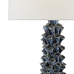 Настольная лампа с корпусом из цветков колокольчика Cascade of Blue Flowers варинант исполнения - 1 | Loft Concept в Самаре