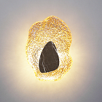 Бра с волнообразным стеклянным плафоном и вставкой из мрамора Liquid Stone варинант исполнения - 8 | Loft Concept в Самаре