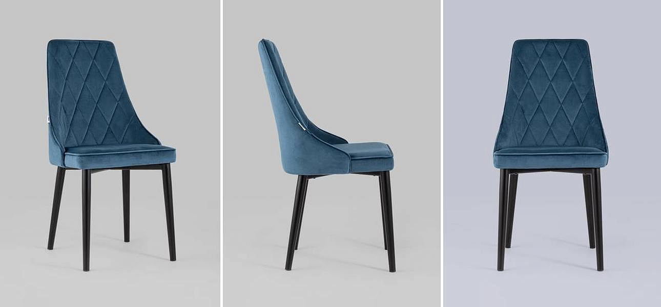 Стул Versailles Chair Синий Велюр Стул Versailles Chair Синий Велюр - Loft-Concept в Самаре