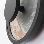 Бра круглое светодиодное с черной рамкой Stone Circle варинант исполнения - 3 | Loft Concept в Самаре