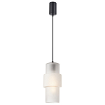 Подвесной светильник со стеклянным рифленым плафоном цилиндрической формы Eliara 13 варинант исполнения - 6 | Loft Concept в Самаре