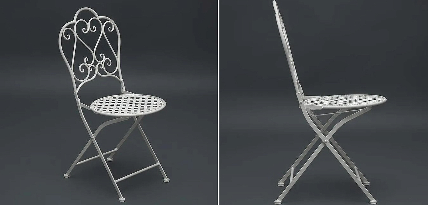 Стул Forged Patterns Love White Стул Forged Patterns Love White - Loft-Concept в Самаре