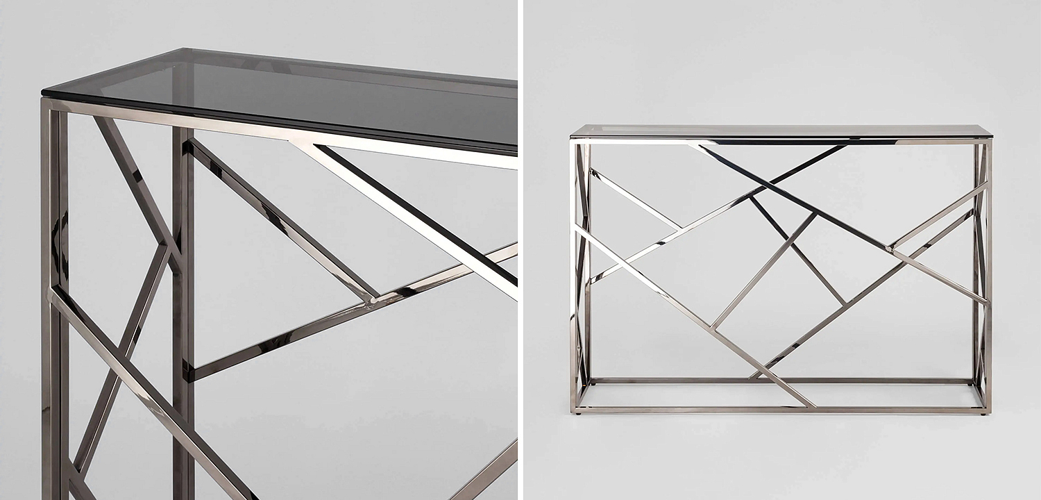 Консоль Geometry Serene Phoenix Dark Chrome Консоль Geometry Serene Phoenix Dark Chrome - Loft-Concept в Самаре