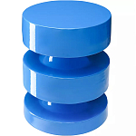 Столик приставной фигурный синий Curly Blue Table варинант исполнения - 1 | Loft Concept в Самаре