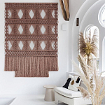 Панно Макраме коричневый цвет  варинант исполнения - 2 | Loft Concept в Самаре