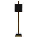 Настольная лампа прямоугольная с черным абажуром Strictness of Forms варинант исполнения - 3 | Loft Concept в Самаре