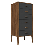 Комод из массива бука с 6-ю ящиками Tasteful Furniture варинант исполнения - 1 | Loft Concept в Самаре