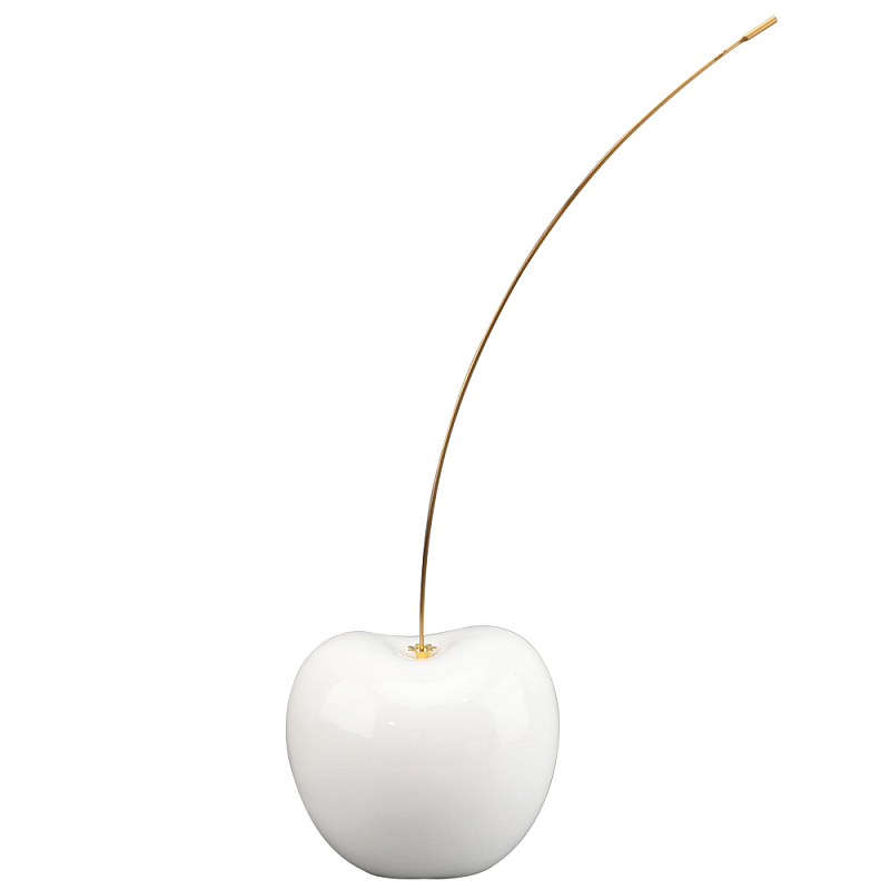 Декоративная статуэтка вишня Cherry White Statuette Белый Золотой Декоративная статуэтка вишня Cherry White Statuette Белый Золотой в Самаре | Loft Concept